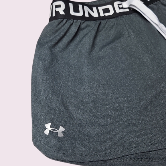 Under Armour Girls Athletic Shorts Gray Size Large - Picture 5 of 5